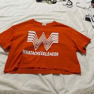 Whatacheerleader Cropped Tee Shirt